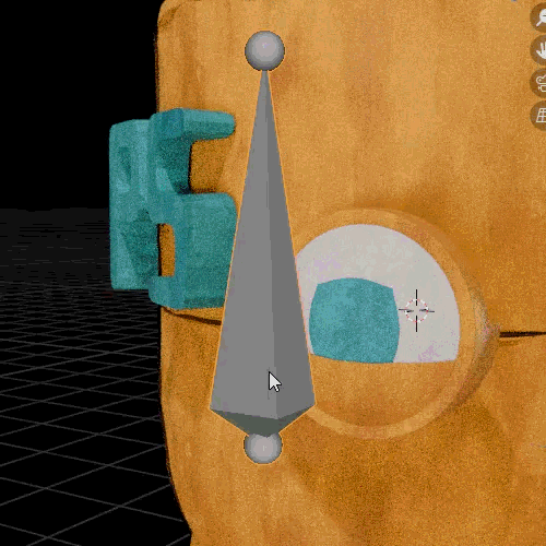 Driving the lower eyelid