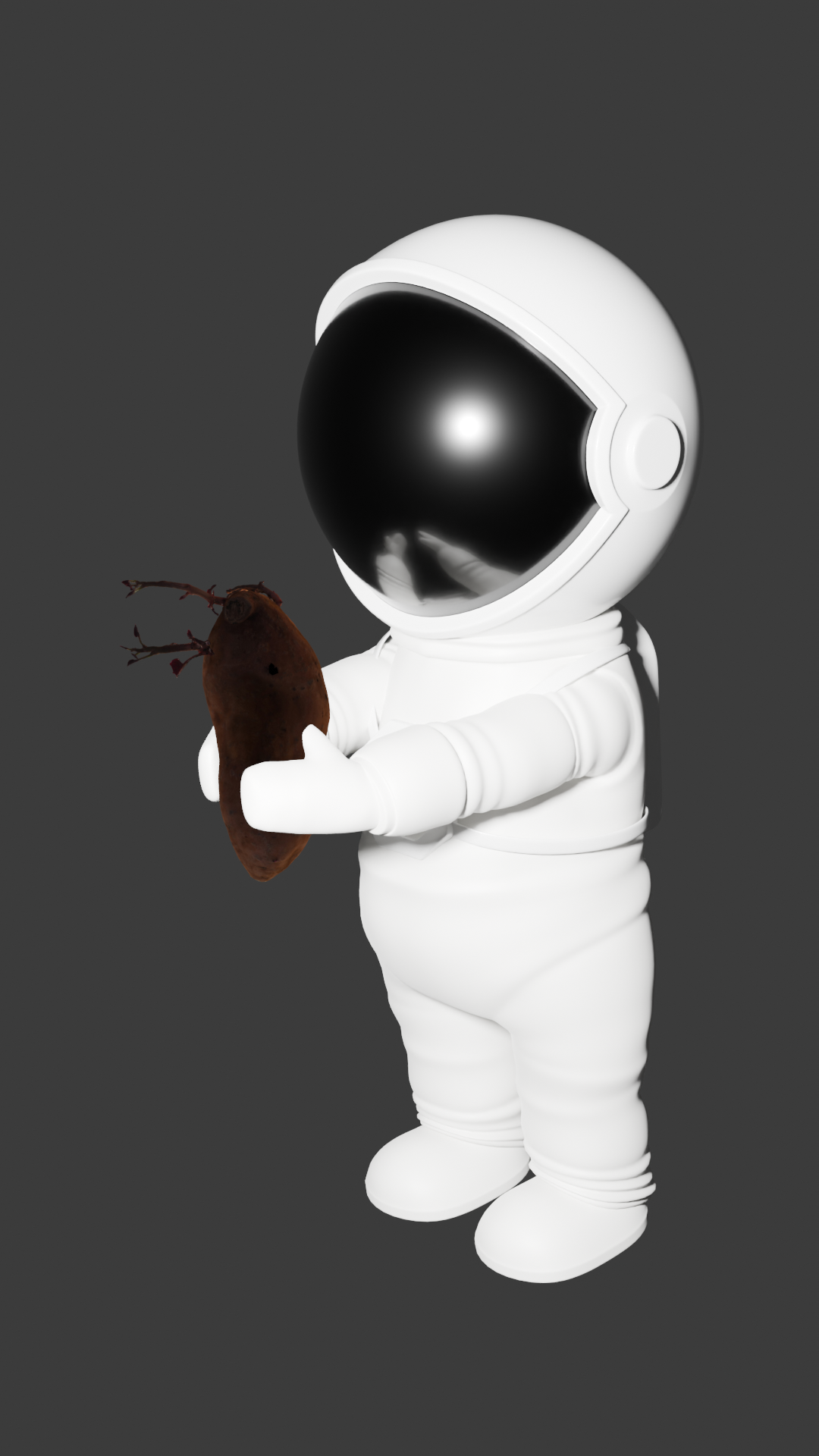 Why you no see the potato in the reflection??