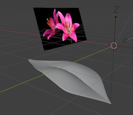 Sculpted petal
