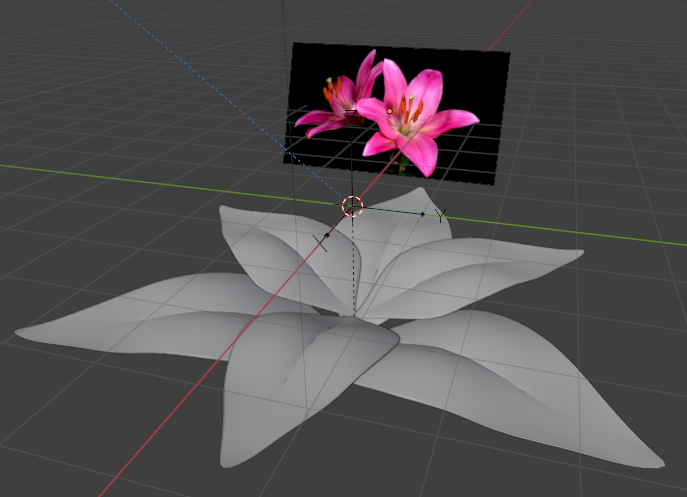 Sculpted petal